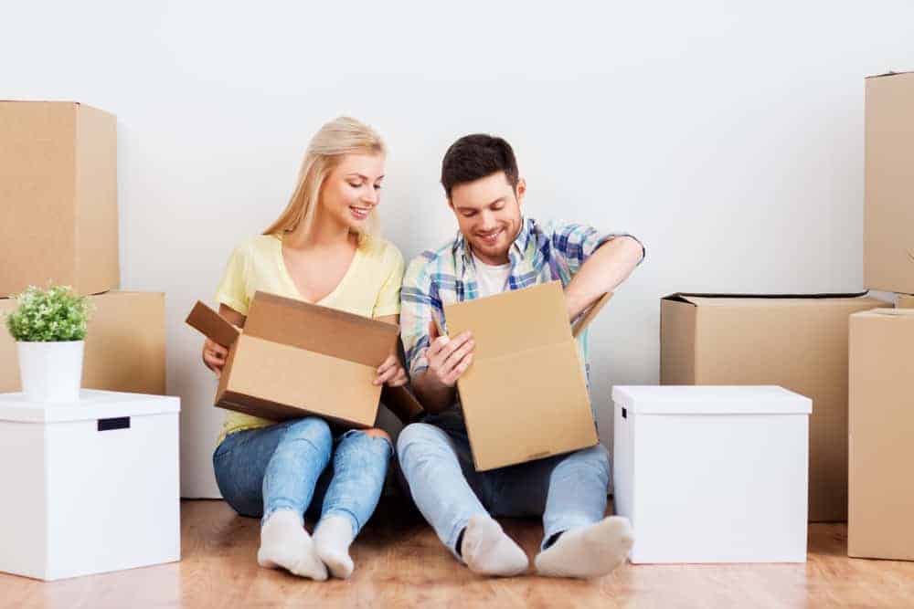 couple preparing to move