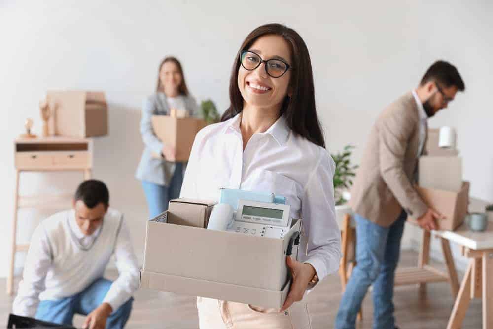 woman moving