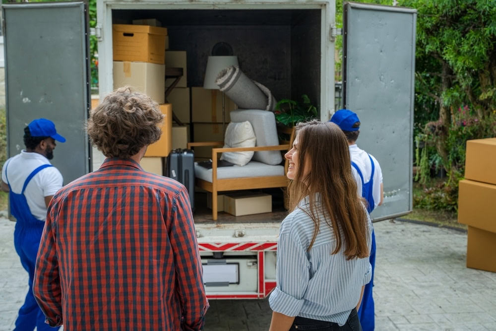 couple moving