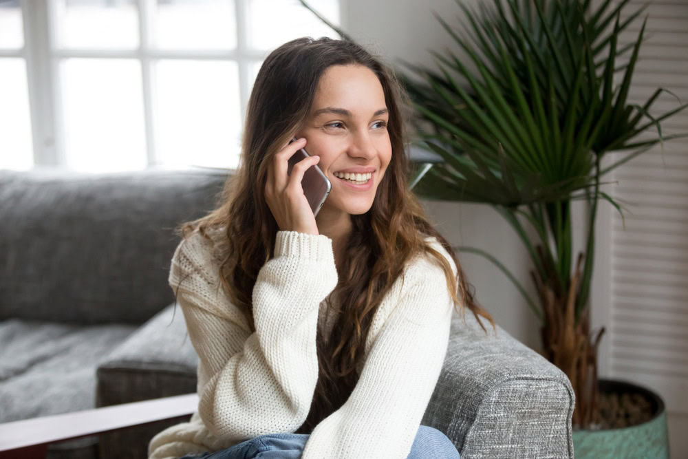 Girl calling